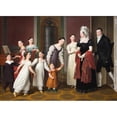 thumbnail image 3 of Christoffer Wilhelm Eckersberg 18x14 Black Modern Framed Museum Art Print Titled - The Nathanson Family (1818), 3 of 5