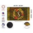 thumbnail image 2 of Toland Home Garden 800138 Fall Wreath Monogram S 18 x 30 Inch Decorative, Standard, Letter - S, 2 of 6