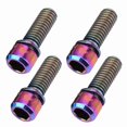 thumbnail image 1 of M Buder 4Pcs M6x18mm Tornillos de Freno de Disco para Bicicleta (Multicolor) Aleación Premium Accesorios Ciclismo Montaña Fijación Segura, 1 of 9