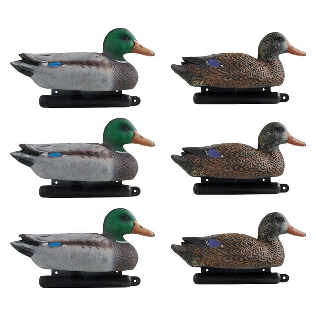 VEVOR Duck Decoy Outdoor Teal Decoy Realistic Plastic Floating Duck for Hunting 6-Pack