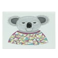 thumbnail image 1 of Koala Cutting Board, Hipster Koala with Colorful Polygonal Shirt with Angular Triangles Australian Animal, Decorative Tempered Glass Cutting and Serving Board, Large Size, Multicolor, by Ambesonne, 1 of 1