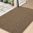 thumbnail image 1 of Tapete para puerta BEQHAUSE 81x122 cm antideslizante, lavable, beige, 1 of 9