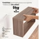 thumbnail image 4 of Repisas Flotantes Minimalistas Nogal Kitul Melamina Plus Kit 3 Unidades, 4 of 4