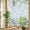 Sage Green White, variant on Cherry Rustic Privacy Window Film, Decorative Stained Glass Window Film, Spring Summer Tropic Fruit Black Resuable Rainbow Static Cling for Home Bathroom Living Room Glass Door 23.6"x59"