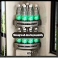 thumbnail image 3 of Bathroom Shower No Drilling Adhesive Corner Shelf Storage Wall Mounted Plastic Organizer, 3 of 4