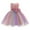 Pink, variant on WOYY Girls Rainbow Colorful Birthday Wedding Party Princess Dress Pageant Gown, Sizes 1-9