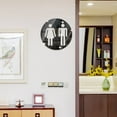 thumbnail image 6 of CSCHome 7.9*7.9inch Bathroom Wall Decal Mirror Stickers for Restroom Decorative Wall Stickers 3PCS, 6 of 6