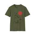 thumbnail image 2 of Japanese Mountain and Boat Moon Landscape Novelty Apparel, 2 of 5