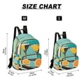 thumbnail image 2 of FORMRS Mini Backpack Purse for Women Travel Daypack Casual Shoulder Bag, Orange Glasses, 2 of 7