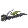 thumbnail image 1 of 1:50 Dinosaur Transport Trailer High Simulation Alloy Dinosaur Truck Carrier Toy for Children Boys Parasaurolophus, 1 of 4