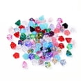 thumbnail image 2 of Czech Glass Beads Transparent/Imitation Opalite/Electroplated/Gold Inlay Color/Dyed/Opaque Flower Mixed Color 8.5x6.5mm Hole: 1mm 237~243pcs/bag, 2 of 3