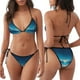 thumbnail image 3 of Fotbe Night Sky Beach Scene Traje de Baño para Mujer de Dos Piezas – Bikini Sexy de Tirantes Tipo Halter con Diseño Triangular, 3 of 6