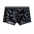 thumbnail image 1 of Boxeurs Modal pour Jeunes Étudiants, Imprimé Chat Mignon, Taille Moyenne, Haute Élasticité, Respirant, 09 TG, 1 of 6