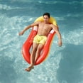 thumbnail image 2 of XISOBO Air Mattress, Water Hammock, Perfect Bathing Hammock With Head Support, Inflatable Swimming Pool Mattress, 2 of 5