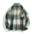 thumbnail image 2 of BVnarty Plaid Shirts for Men Loose Fit Long Sleeve Plaid Shacket, Comfortable Flannel Button-Up Top for Casual Daily Wear, 2 of 8