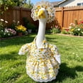 thumbnail image 7 of Tuvgenk Porch Goose Outfits 23" Cute Spring Summer Clothes for Porch Goose Set Polyester 2 Pack Outdoor Decor for Garden with Hat Dress, 7 of 7
