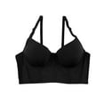 thumbnail image 6 of Ltctricy Women's Longline Bras Unlined Underwire Full Coverage Lift Push up Bras Supportive Everyday Bralettes, 6 of 7
