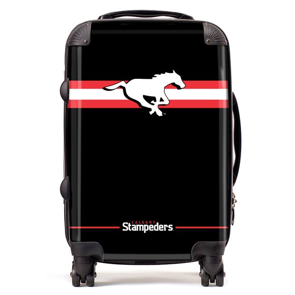 Calgary Stamps Home Game Luggage, Carry-on Suitcase, 360° Spinner Carry-on, Custom Luggage, Luggage Set, Travel, TSA Lock
