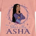 thumbnail image 3 of Disney Wish - Shes My Asha - Toddler & Youth Girls Short Sleeve Graphic T-Shirt, 3 of 5