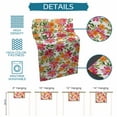 thumbnail image 7 of Table Runner Pink Orange Flower Table Decoration for Kitchen Dinning Spring Leaf Table Decoration for Indoor Outdoor Party Wedding Decor 13x90 Inch, 7 of 7