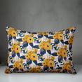 thumbnail image 3 of Creative Products Yellow Floral Pattern 14x20 Spun Poly Pillow, 3 of 3