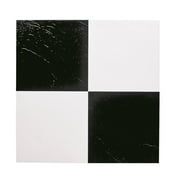 Mintcraft ELE-1305-3L Self-Adhesive Floor Tile, 12 in L x 12 in W x 1.2 mm T, Vinyl