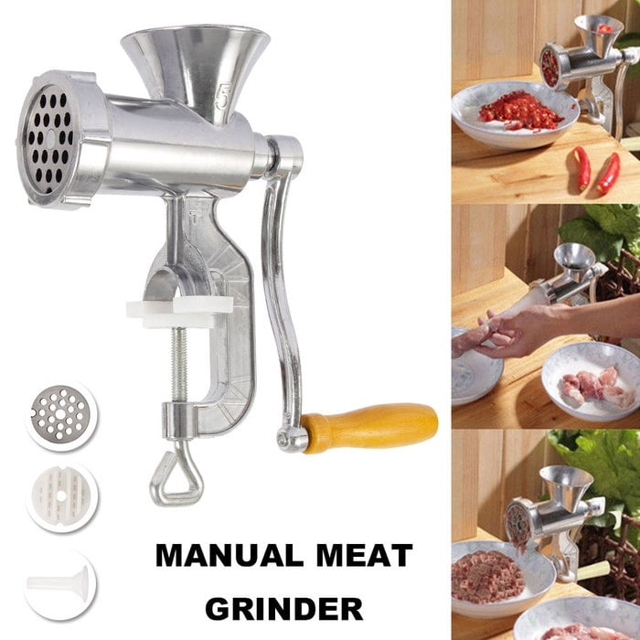 Kitchen Meat Mincer Plastic Food Grinder Chopper Mince Beef Maker Hand Operated