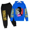 thumbnail image 2 of Conjunto deportivo con capucha y leggings estampados de Ronaldo para primavera y otoño de 2024, conjunto de 2 piezas para niños y niñas, ropa para niñas, ropa para bebés, niños y niñas, 2 of 5