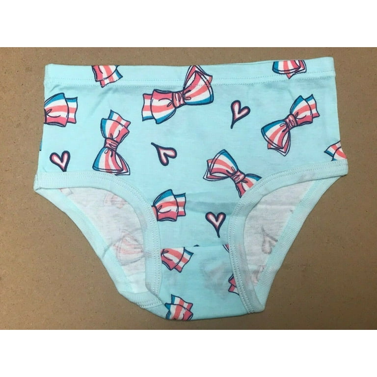 B&Q 6 Packs Toddler Little Girls Underwear Brief 100% Cotton Panties Size  2T 3T 4T 5T 6T