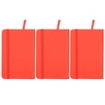 thumbnail image 1 of Strap Notebook, Environmentally Friendly Rounded Corners Hardcover Notepad, Artificial Pu Leather Portable For Writing Diary Red, 1 of 8