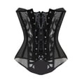 thumbnail image 5 of LELINTA Spandex/Nylon Spiral Steel Boned Summer Mesh Corset Waist Training Body Shape Bridal Dress Shapewear, 5 of 6