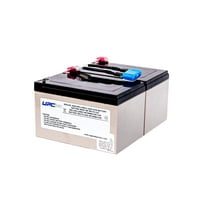 RBC6-UPC Replacement Battery, Compatible with APC UPS Models: SMC1500, SMT1000