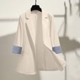thumbnail image 5 of Taqqpue Lady's Spring/summer Style Three-quarter Sleeve Business Coat, 5 of 10