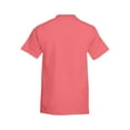 thumbnail image 2 of Hanes 6.1 oz. Beefy-T with Pocket (5190P) Charisma Coral, L, 2 of 2