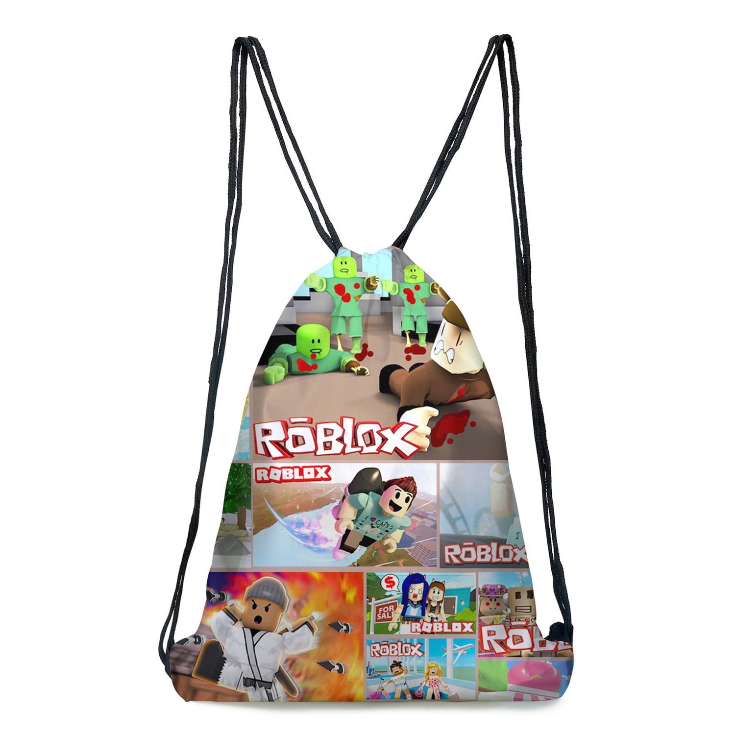 Buy Cartoon Drawstring Pocket for Students Game Roblox Online in India