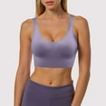 thumbnail image 2 of vigerkar Sports Bra for Women-High Impact Criss Cross Back, Full Support for Large Bust Yoga Bra (Purple, S), 2 of 7