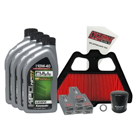 Cyclemax Full Synthetic Tune Up Kit w/ Plugs fits Kawasaki 2017-2023 Z900