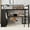 Black#05, variant on Bed Frames Queen Size Loft Bed Frame with Built-in Wardrobe, Metal Loft Bed with Desk and Storage Shelves, Black,Storage Beds Frames