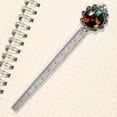 thumbnail image 3 of Pumpkin Vintage Silver Lace-Edged Bookmark: a Delightful Gift for Readers and Book Lovers, 3 of 5