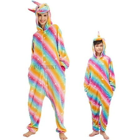 

CoCopeanut Adults All in One Winter Warm Black Husky Pyjamas Cartoon Stitch Onesies One Piece Pijamas Sleepwear Women Men Animal Pajamas