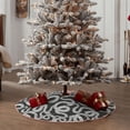 thumbnail image 4 of Fotbe Snake Pattern Christmas Tree Skirt, Tree Skirts Plush Christmas Decorations, Christmas Tree Skirts Xmas Decorations Holiday Party Decor-36", 4 of 6