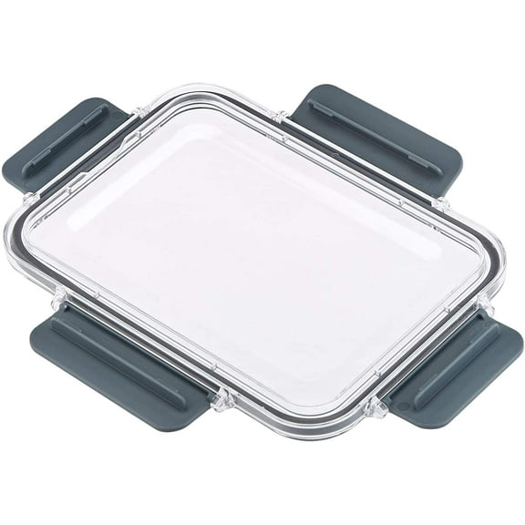 Basics Tritan Plastic Food Storage Containers 22-Piece Set, 11 Containers with Lids, Clear, Airtight Locking Canisters for Pantry, Kitchen Storage & Meal Prep Organization