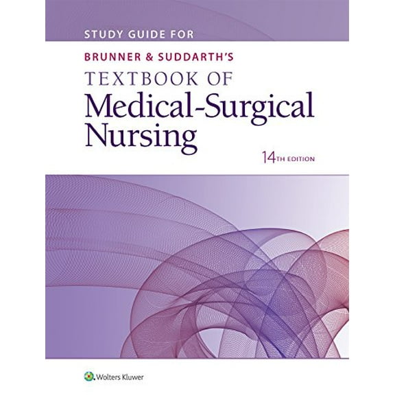Pre-Owned Study Guide for Brunner & Suddarth's Textbook of Medical-Surgical Nursing (Paperback) 1496355091 9781496355096