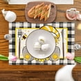 thumbnail image 4 of Cheerful Sunflower Watermelon Linen BBQ Mat Fire Mat Heat Durable Table Protector for Outdoor Dining Picnic Party, 4 of 7