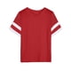 thumbnail image 5 of ICHUANYI Clearance Women's Shirt Tees Funny Cute Short Sleeve V-neck T Shirt Print Shirt Tops Blouse Gift For Women(Red, XXL) ICHUANYI WER2023081115317, 5 of 5