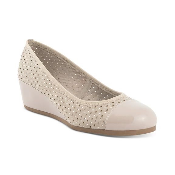 Karen Scott Prileee Slip-On Perforated Wed Taupe 6.5M
