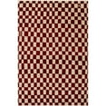 thumbnail image 2 of nuLOOM Dominique Abstract Checkered Fringe Area Rug, 9' x 12', Dominique Red, 2 of 7