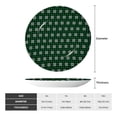 thumbnail image 2 of Wukai Green Buffalo Plaid Merry Christmas Print Decorative Plate for Display,Bone China Decorative Plate, Ceramic Dinner Plate with Stand, Vertical Ceramic Plate-6in, 2 of 6