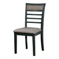 thumbnail image 3 of Furniture of America Alyssum Rustic Wood 5-Piece Dining Set in Weathered Gray, 3 of 9