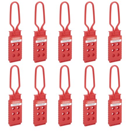 Lockout Hasp, Red Lock Hasp Portable Tagout For Industrial Equipment ...